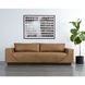 Anakin Dark Brown / Tuscany Cognac Leather Sofa